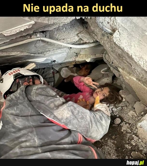 Odnaleziona dziewczynka po trzęsieniu ziemi w Turcji