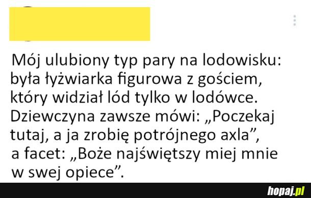 Ulubiony typ pary na lodowisku