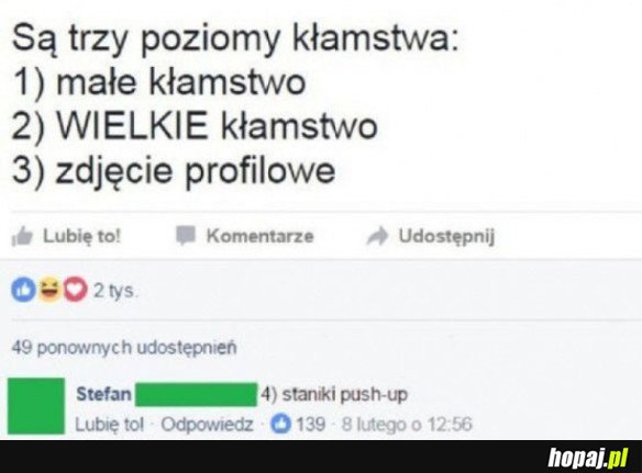 POZIOMY KŁAMSTWA