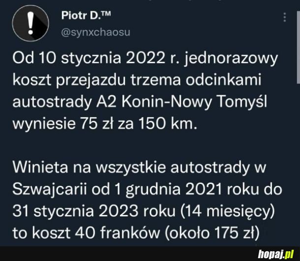 Ważne, że w Polsce taniej