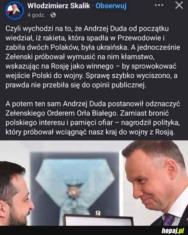 Dudu chyba powiedział zbyt wiele