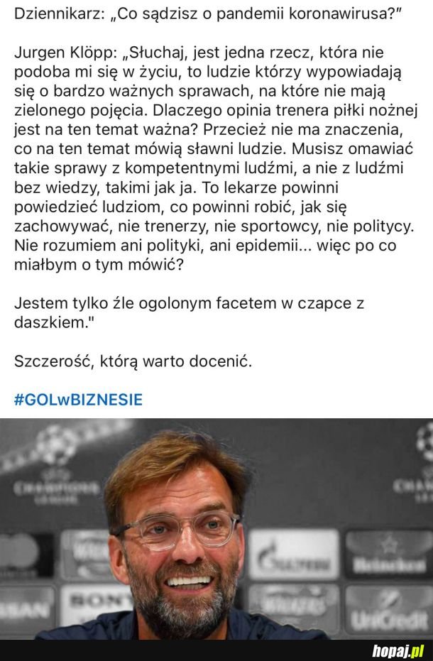 Klopp. To jest gość