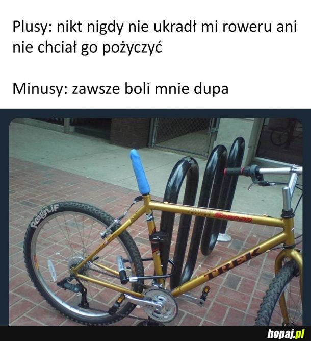 Rower bez siodełka