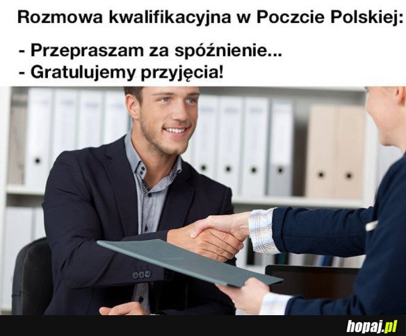 ROZMOWA KWALIFIKACYJNA W POCZCIE POLSKIEJ