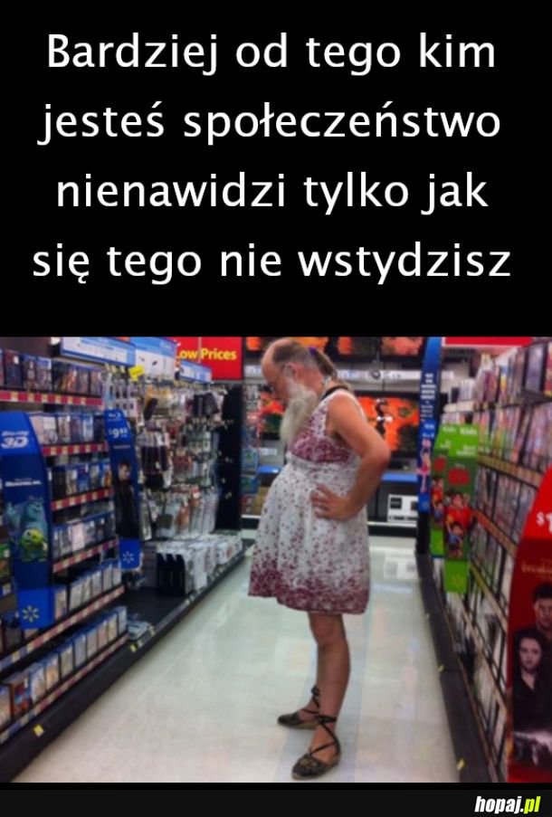 Gdyby nie broda to bym pomyślał że pedał