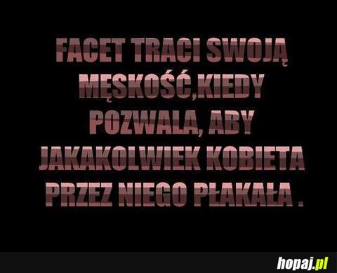 Kiedy facet traci swoją męskość?