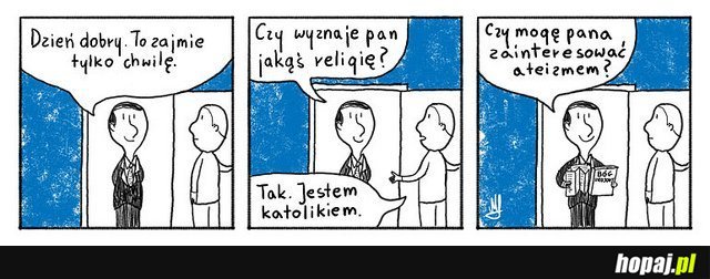 Czy wyznaje pan jakąś religię ?