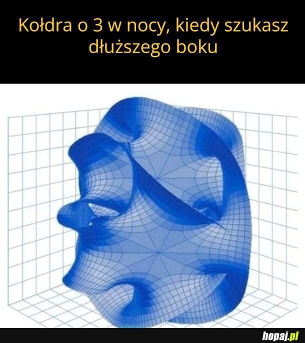 Kołdra żyje w piątym wymiarze