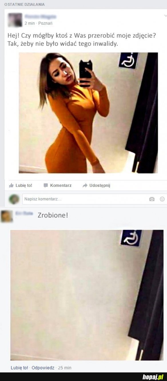 Sama się prosiła