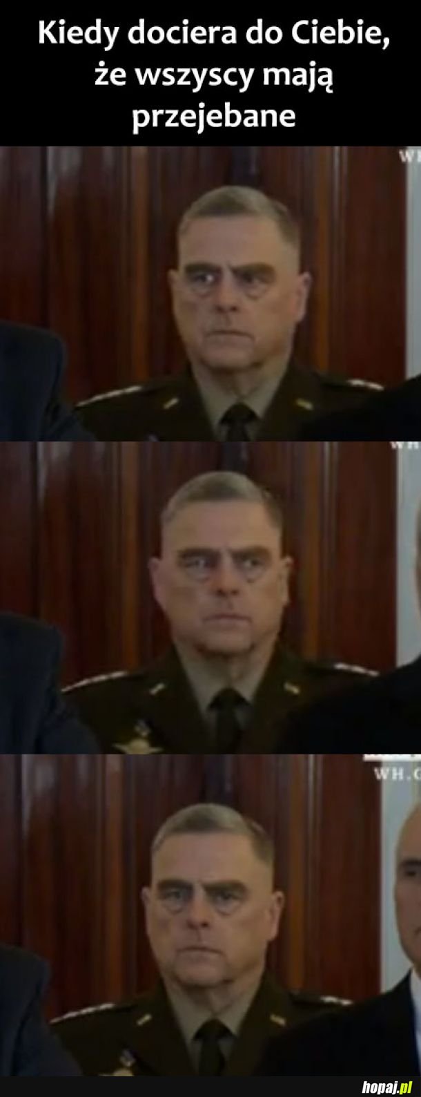 On coś wie