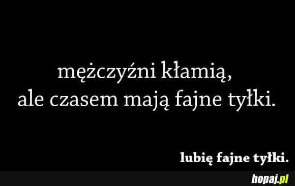 Mężczyźni kłamią
