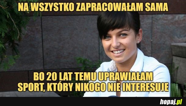 Zapracowałam.