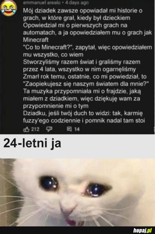 Minecraft z dziadkiem