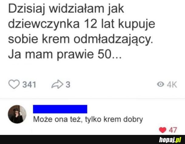 Krem odmładzający 