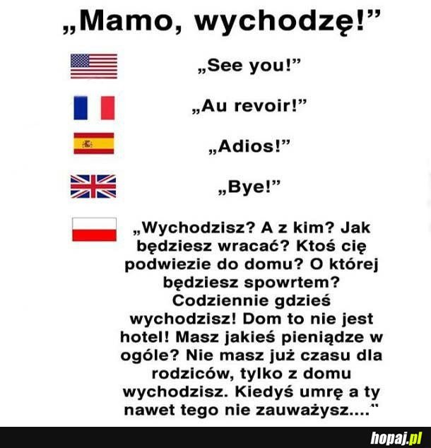 Mamo, wychodzę