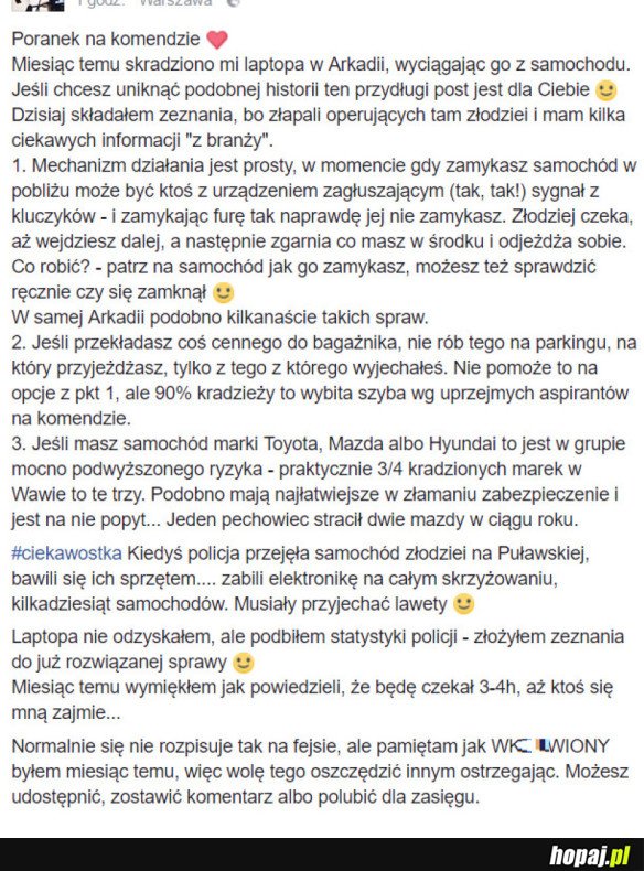 ZŁODZIEJE SAMOCHODÓW W DZISIEJSZYCH CZASACH