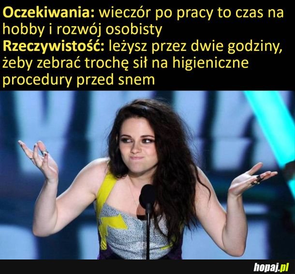 Rzeczywistość weryfikuje