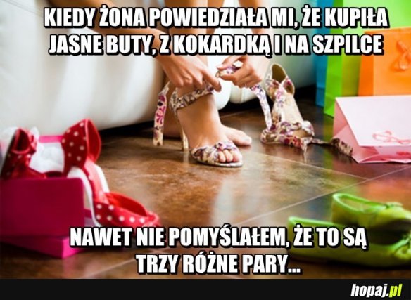 Buty żony