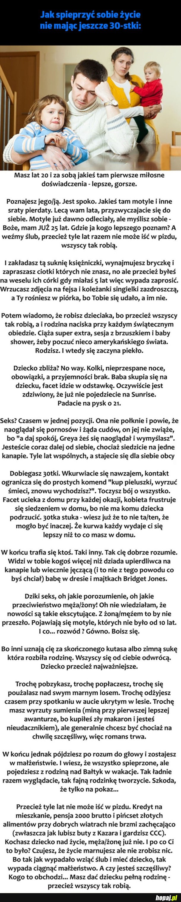 ŻYCIE COŚ POSZŁO NIE TAK