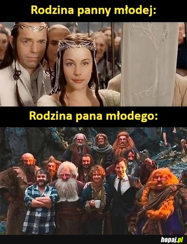 Rodzina panny młodej i pana młodego