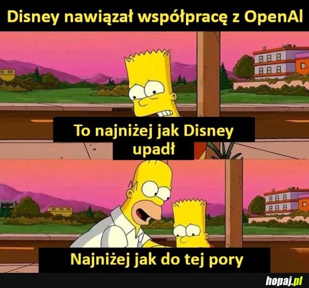 Disney nawiązał współpracę z OpenAl