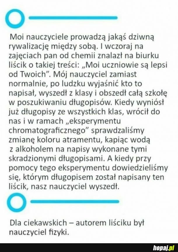 Eksperyment chromatograficzny