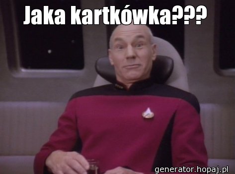 Jaka kartkówka???