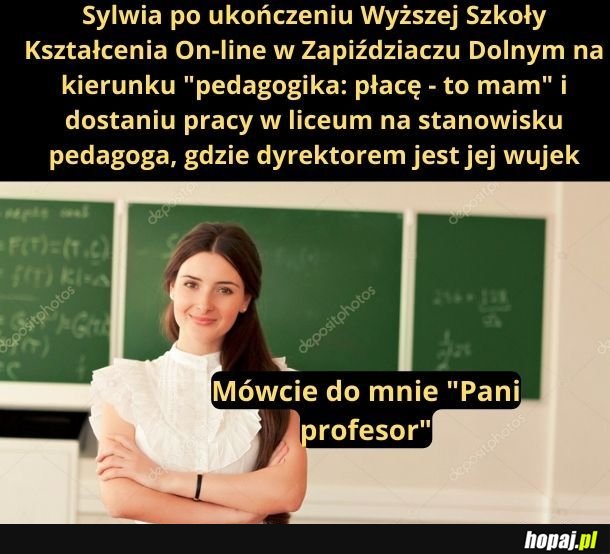 Pani profesor 