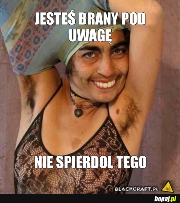 Jesteś brany pod uwagę