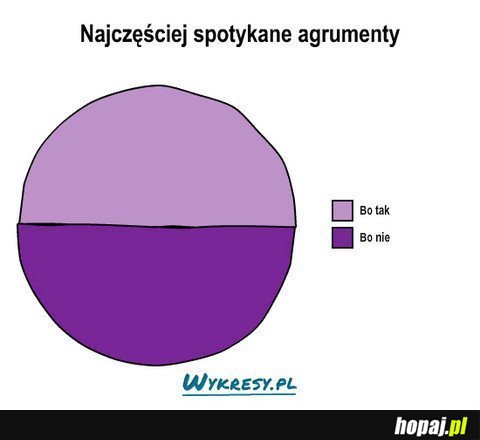 Najczęściej spotykane argumenty