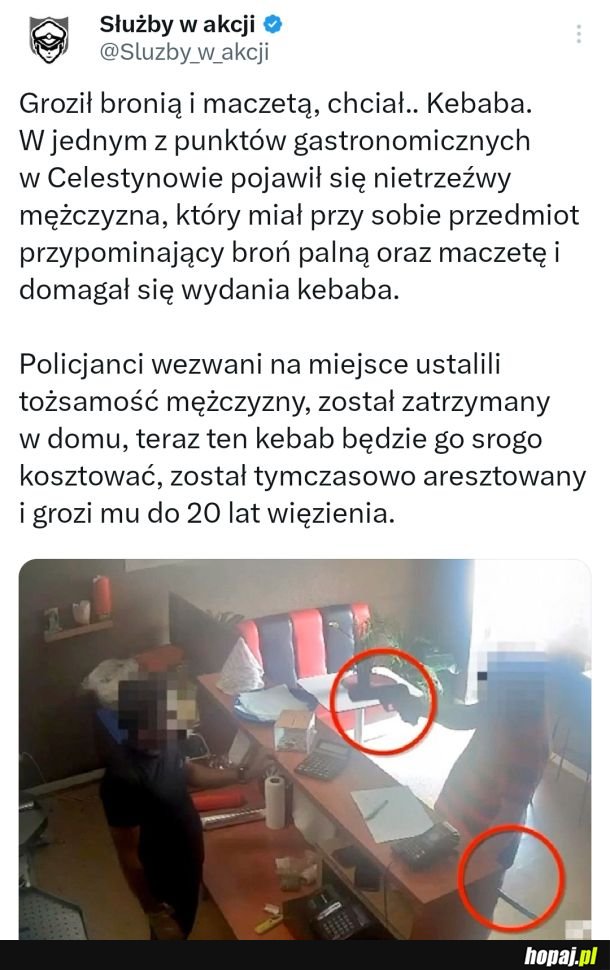 Przycisnął go morderczy głód