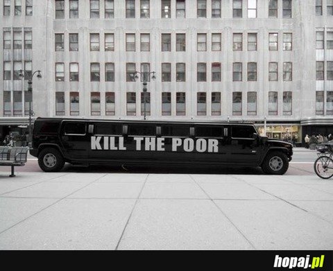 Kill the poor