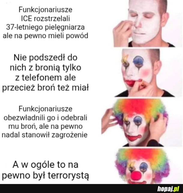 Po prostu ku*wa kabaret z usprawiedliwianiem egzekucji xD 