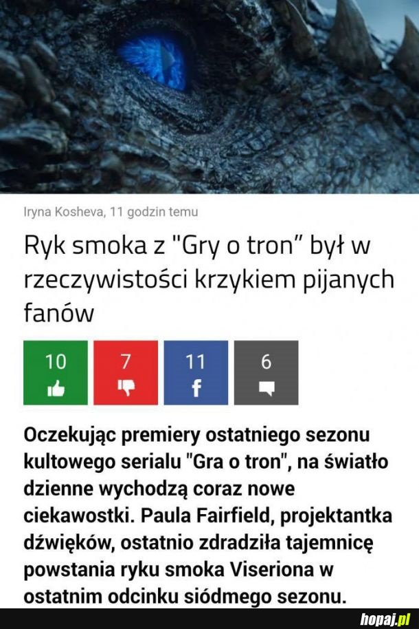 Przerażający odgłos