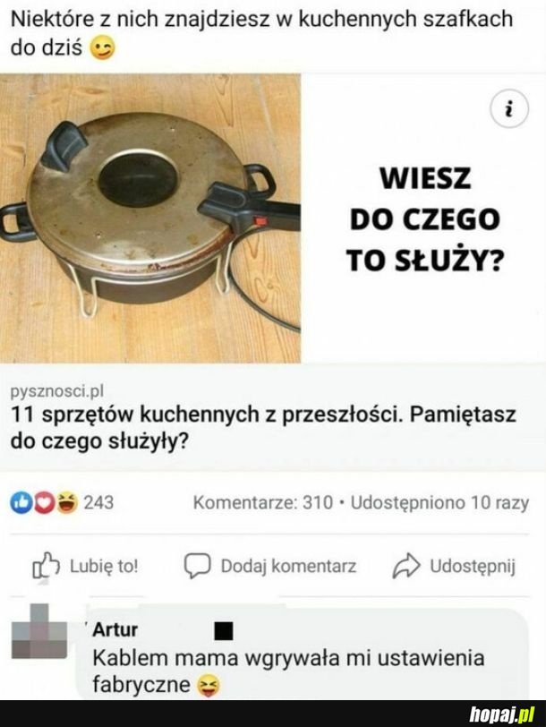 Ustawienia fabryczne