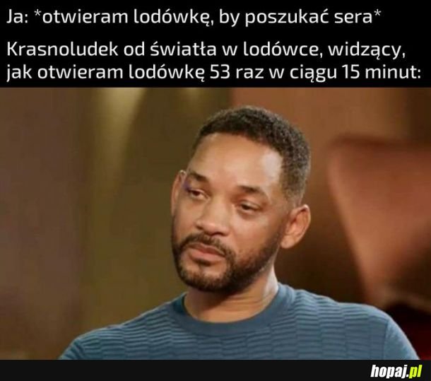 Krasnoludek w lodówce