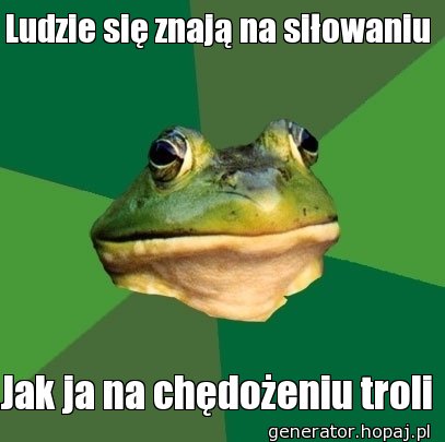 Ludzie się znają na siłowaniu