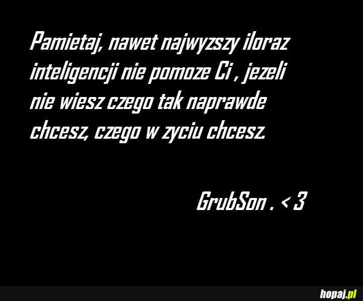 Czego w życiu chcesz?