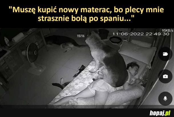 Niewygodny materac