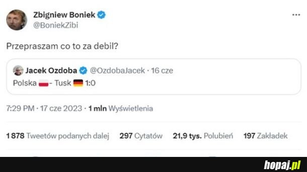 Boniek, krotko i na temat