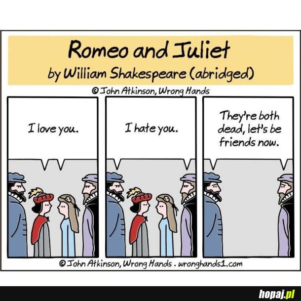 &quot;Romeo i Julia&quot; w skrócie