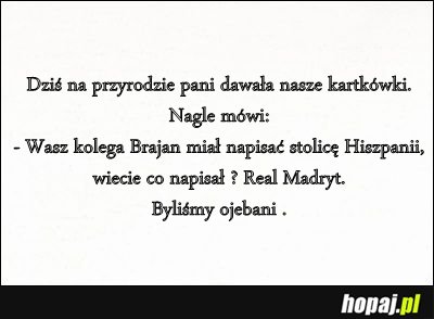 Kartkówki na przyrodzie