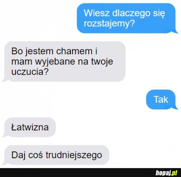 Zaorane rozstanie