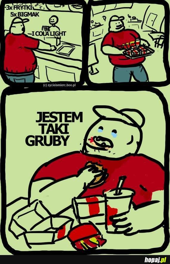 Jestem taki gruby...