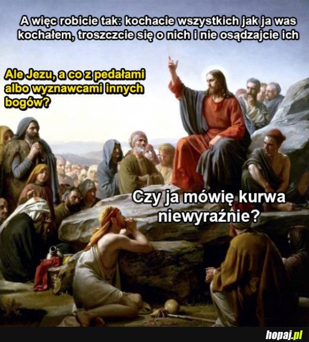 Jezus jasno mówił 