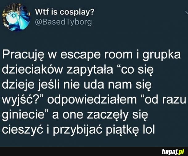 Praca w escape room