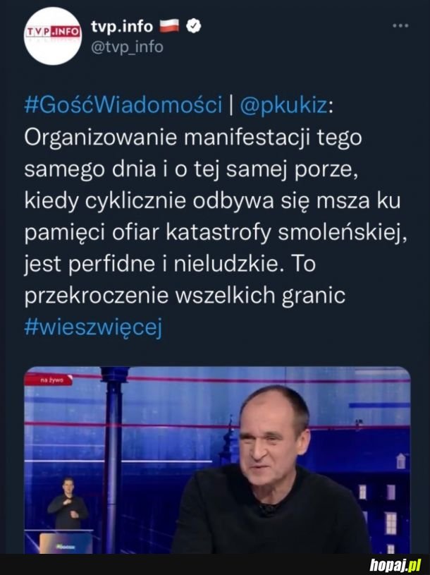 Już do końca się zeszmacił