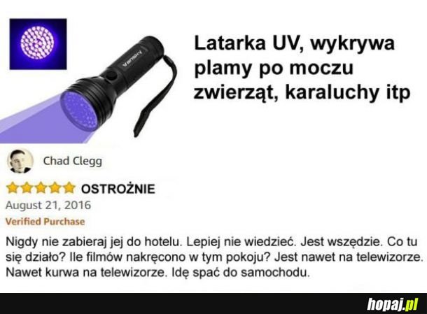 Latarka UV