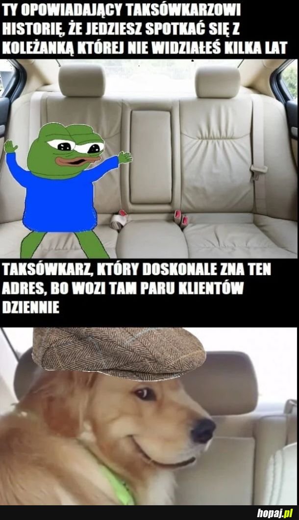 W taksówce