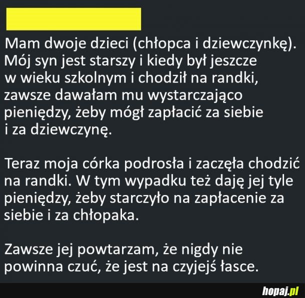 Podoba mi się to podejście do sprawy